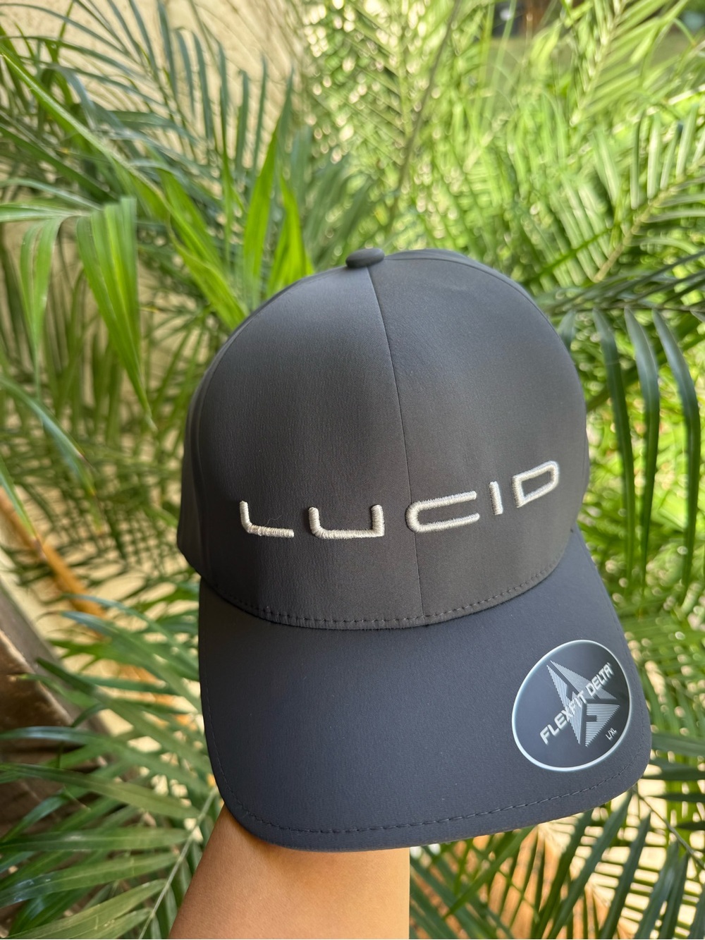 LUCID Men's Black Logo Baseball Cap